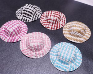5cm mixed color small hat for diy BJD doll decoration findings