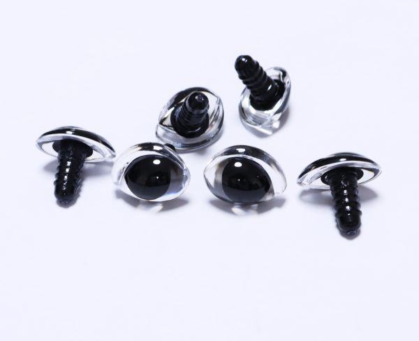 masckaszem eyes new style 16x21mm toy doll clear eyes with disc-hc10 - Image 4
