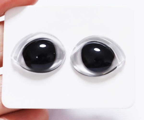masckaszem eyes new style 16x21mm toy doll clear eyes with disc-hc10 - Image 5