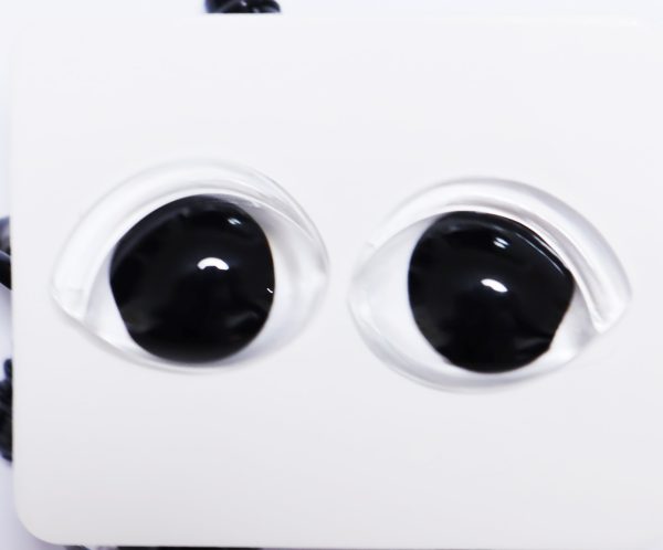 masckaszem eyes new style 16x21mm toy doll clear eyes with disc-hc10