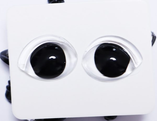 masckaszem eyes new style 16x21mm toy doll clear eyes with disc-hc10 - Image 2