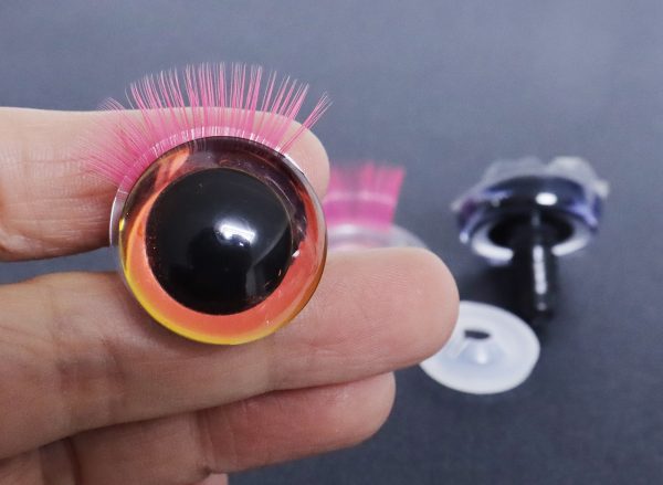 9mm-35mm 3D Centre eyes with colorful disc with pink eyelash tray -HC10 - Image 5