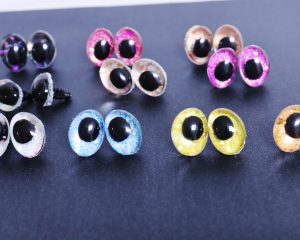 9x12mm 13x18mm new toy doll craft bear finding doll eyes findings with colorful disc -T10