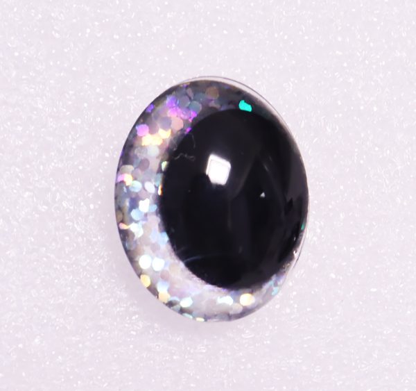 colorful doll eyes 18x24mm 3D black Oval Pupil offcentre eyes with sinker hard washer -B11 - Image 4