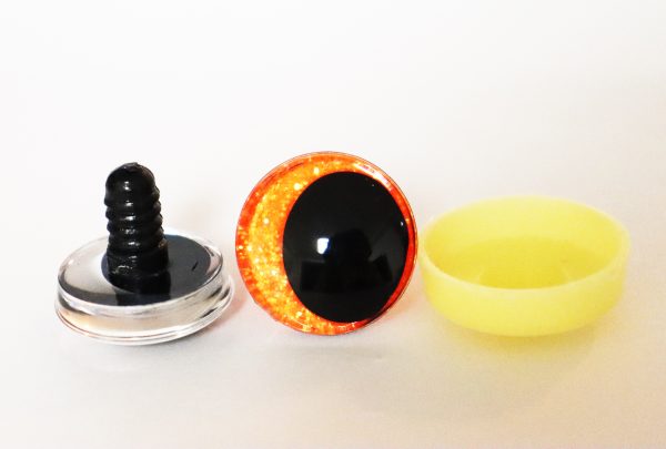 NEW 3D Oval pupil offcentre eyes with coloful disc with sinker washer-c11-25mm-30mm - Image 4