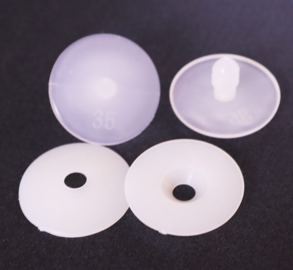 15mm-60mm white toy joint movable joint for plush bear doll arms legs heads findings