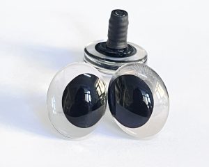masckaszem eyes new style 18x24mm 3D black Oval Pupil offcentre eyes with sinker hard washer