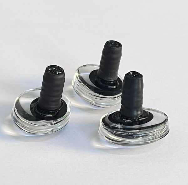 masckaszem eyes new style 18x24mm 3D black Oval Pupil offcentre eyes with sinker hard washer - Image 2