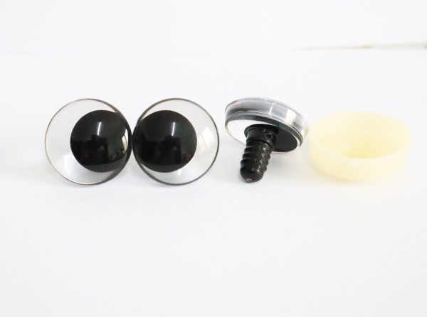 25mm 30mm 3D offcentre Clear eyes mixed 10color  pupil clear toy eyes with sinker hard washer for diy craft doll eyes findings - Image 5