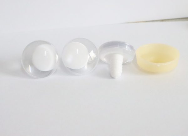 25mm 30mm 3D offcentre Clear eyes mixed 10color  pupil clear toy eyes with sinker hard washer for diy craft doll eyes findings - Image 6