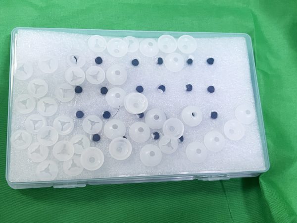 10pair/box 9mm-20mm 3D Centre eyes with colorful disc with black eyelash tray -10colors - Image 4