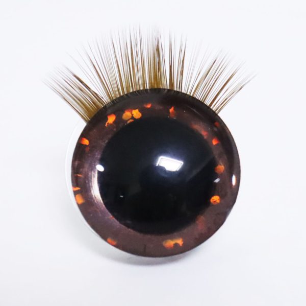 9mm-35mm mixed color 3D Centre eyes with colorful disc with brown eyelash tray -B11 - Image 7