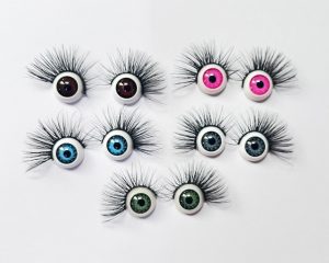 12mm flat back BJD toy eyes with eyelashtray for diy plush doll findings-01