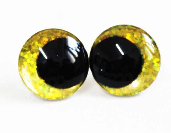 mixed color 3D offcentre eyes black pupil clear toy eyes with sinker washer 12mm-40mm option  for craft doll -B11 - Image 3