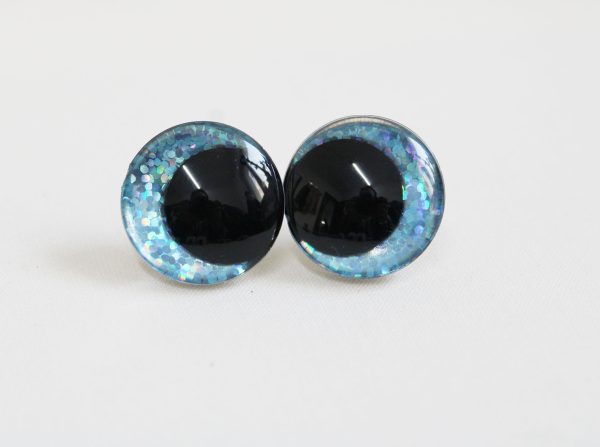 mixed color 3D offcentre eyes black pupil clear toy eyes with sinker washer 12mm-40mm option  for craft doll -B11 - Image 4