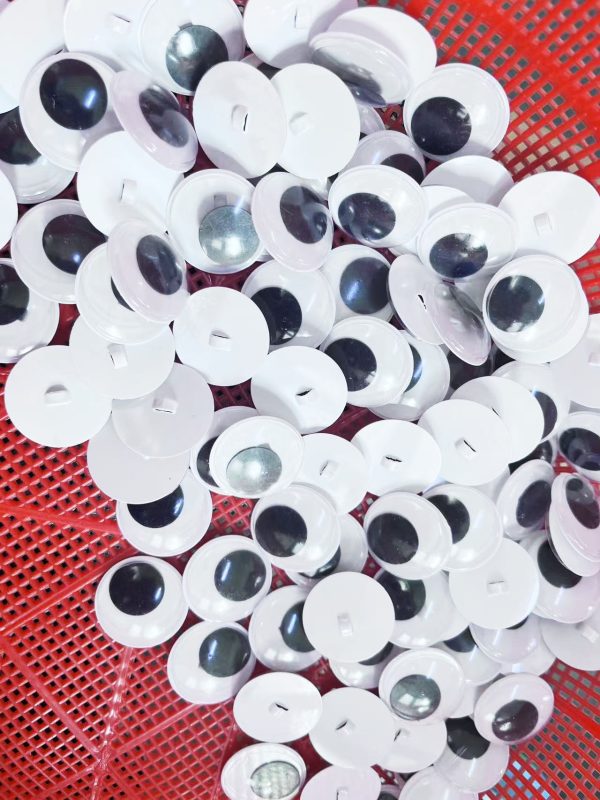 8mm 10mm 12mm 15mm 18mm 25mm moveable button toy eyes handscrew eyes size option - Image 2