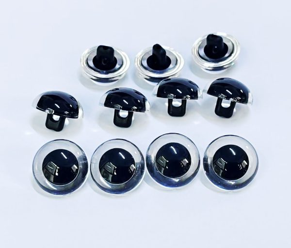 9mm-21mm clear handscrew button toy eyes for diy craft doll eyes - Image 4