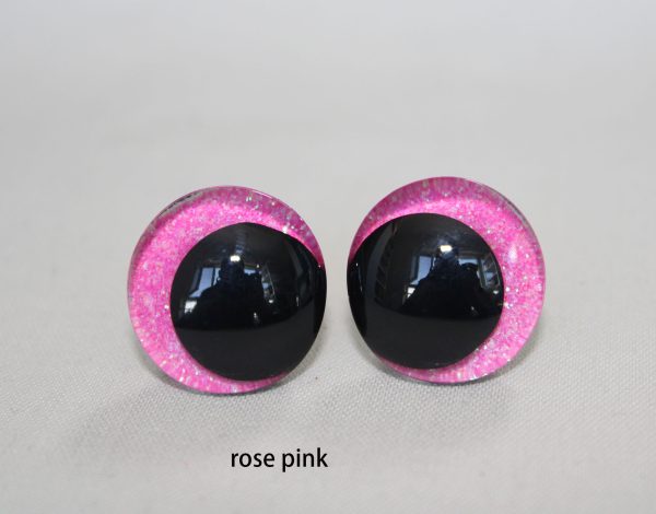 mixed color 3D offcentre eyes black pupil  toy eyes with sinker washer 12mm-40mm option  for craft doll -Y10 - Image 5