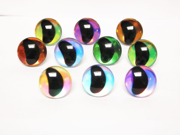 mixed color 3D eyes moon black pupil clear toy eyes with sinker washer 16mm-30mm option  for craft doll -HC10 - Image 3