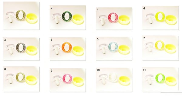 C11-MIXED COLOR disc 25mm 3D cat  eyes white pupil  toy eyes with sinker washer for diy craft doll findings - Image 2
