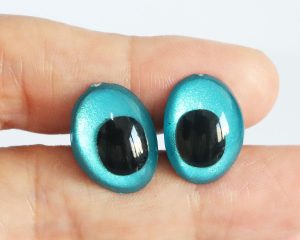 blue color 9x12mm 13x18mm new toy doll craft bear finding doll eyes findings handpaint color