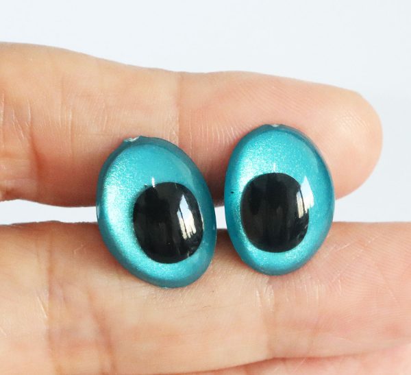 blue color 9x12mm 13x18mm new toy doll craft bear finding doll eyes findings handpaint color