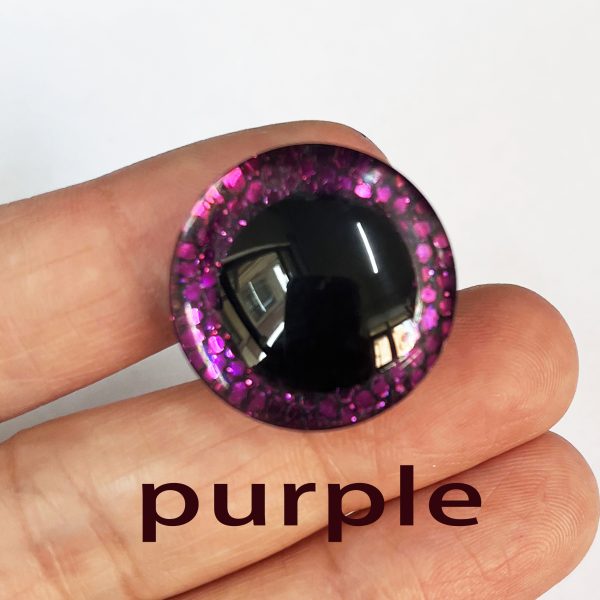 sp10-mixed color disc  9mm-35mm  3D Centre toy eyes with hard washer for diy craft plush doll findings--color option - Image 13