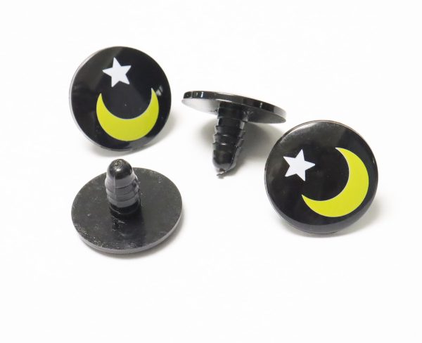 24MM round flat toy eyes with washer for diy plush crochet doll findings - Image 4