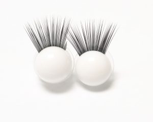 10mm-30mm full red safety eyes white eyes with eyelash tray with handpress washer for diy plush doll findings Handmade crochet doll
