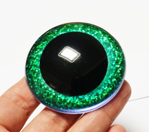 B11-Mixed color 9mm-60mm round crystal eyes with hard washer for diy plush doll findings Handmade amigurumi doll - Image 11