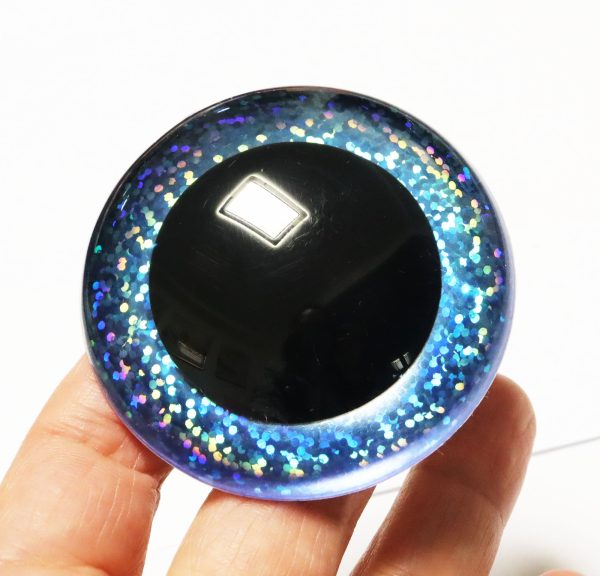 B11-Mixed color 9mm-60mm round crystal eyes with hard washer for diy plush doll findings Handmade amigurumi doll - Image 13