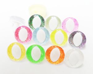 C11-MIXED COLOR disc 25mm 3D cat  eyes white pupil  toy eyes with sinker washer for diy craft doll findings