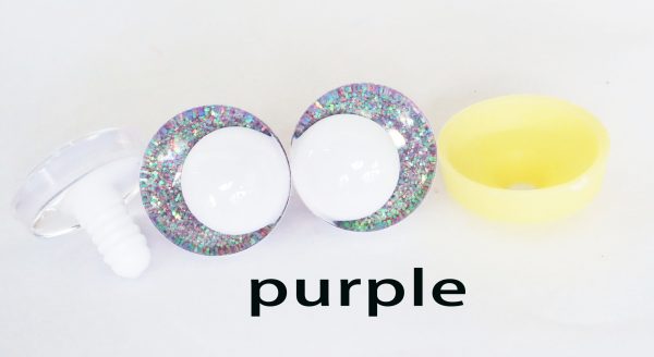 C11-mixed color 3D offcentre eyes white pupil clear toy eyes with sinker washer 14mm-35mm option  for craft doll - Image 10