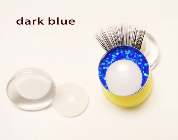 B11-MIXED COLOR 3D offcentre eyes white pupil clear toy eyes with eyelash tray with sinker washer 14mm-35mm option  for craft doll - Image 6