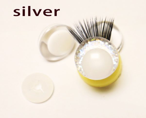 B11-MIXED COLOR 3D offcentre eyes white pupil clear toy eyes with eyelash tray with sinker washer 14mm-35mm option  for craft doll - Image 9