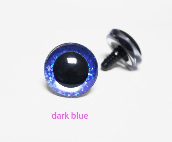 B11-mixed color disc  9mm-35mm  3D Centre toy eyes with hard washer for diy craft plush doll findings--color option - Image 9
