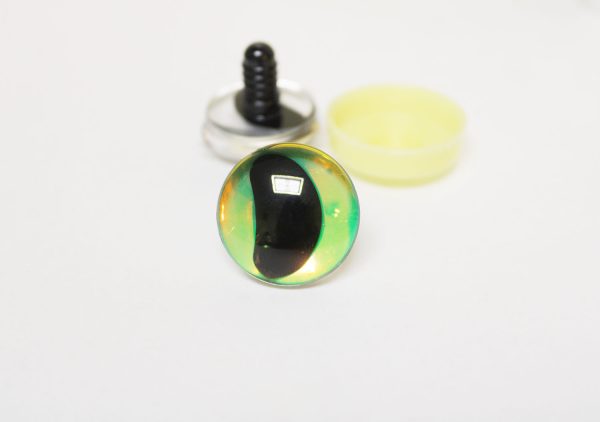 masckaszem new eyes 16mm-30mm 3D offcentre eyes moon shape black pupil toy eyes with sinker washer  for craft crochet doll -hc10 - Image 8