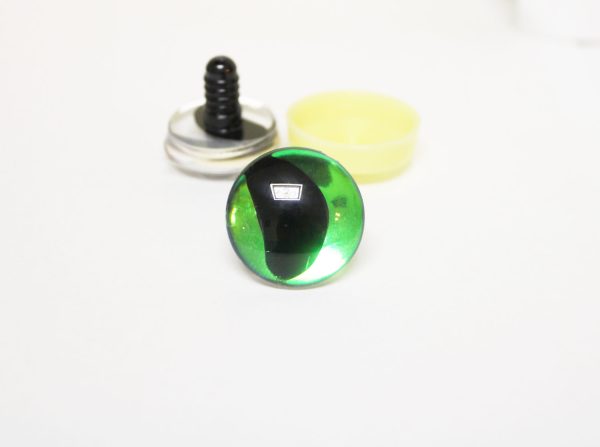 masckaszem new eyes 16mm-30mm 3D offcentre eyes moon shape black pupil toy eyes with sinker washer  for craft crochet doll -hc10 - Image 10