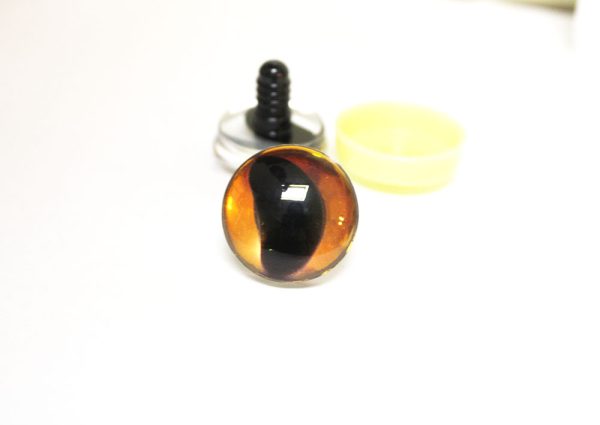 masckaszem new eyes 16mm-30mm 3D offcentre eyes moon shape black pupil toy eyes with sinker washer  for craft crochet doll -hc10 - Image 12