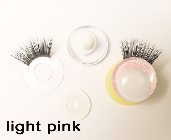 N19-mixed color 3D offcentre eyes white pupil clear toy eyes with eyelash tray with sinker washer 14mm-35mm option  for craft doll -masckaszem eyes - Image 6