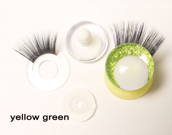 N19-mixed color 3D offcentre eyes white pupil clear toy eyes with eyelash tray with sinker washer 14mm-35mm option  for craft doll -masckaszem eyes - Image 10