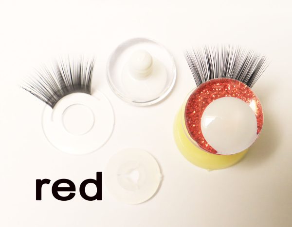 N19-mixed color 3D offcentre eyes white pupil clear toy eyes with eyelash tray with sinker washer 14mm-35mm option  for craft doll -masckaszem eyes - Image 11