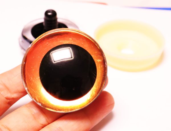 Hc10-mixed color 50mm 3D offcentre toy eyes with disc with sinker hard washer for diy craft doll findings - Image 7