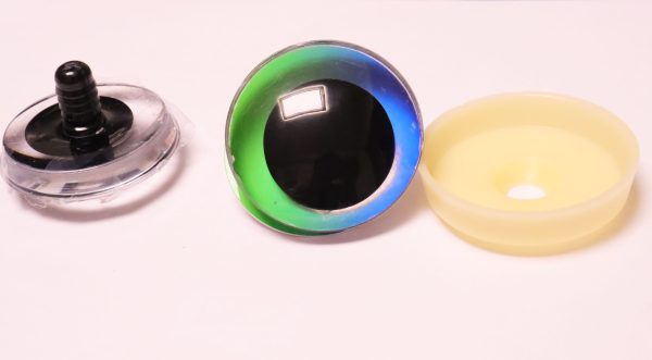 C10-mixed color 50mm 3D offcentre toy eyes with disc with sinker hard washer for diy craft doll findings - Image 12