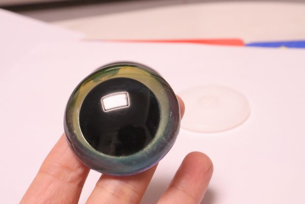 HC10-mixed color 30mm-40mm-45mm-50mm-60mm round clear crystal eyes with hard washer for diy plush doll findings - Image 6