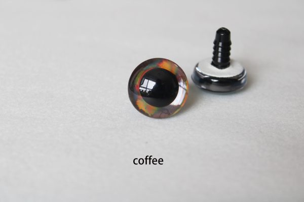 D12-mixed color disc  9mm-35mm  3D Centre toy eyes with hard washer for diy craft plush doll findings--color option - Image 7