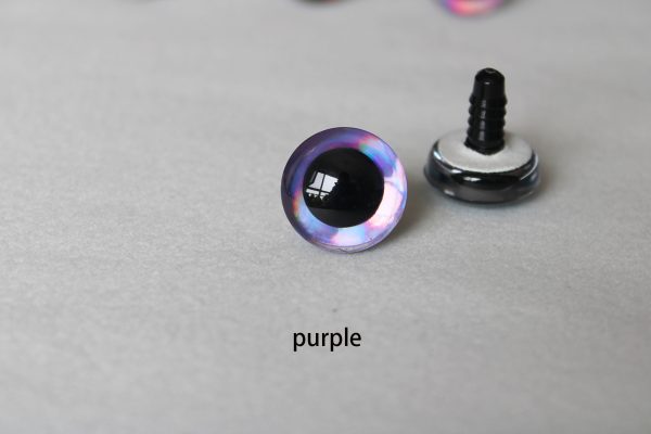D12-mixed color disc  9mm-35mm  3D Centre toy eyes with hard washer for diy craft plush doll findings--color option - Image 9
