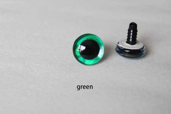 D12-mixed color disc  9mm-35mm  3D Centre toy eyes with hard washer for diy craft plush doll findings--color option - Image 10