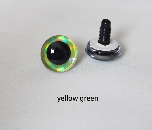 D12-mixed color disc  9mm-35mm  3D Centre toy eyes with hard washer for diy craft plush doll findings--color option - Image 12