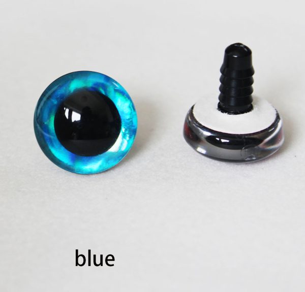 D12-mixed color disc  9mm-35mm  3D Centre toy eyes with hard washer for diy craft plush doll findings--color option - Image 14